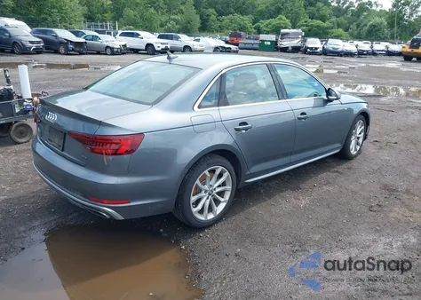 2019 Audi A4 45 Premium z USA, uszkodzony, nr VIN WAUENAF4XKA108076